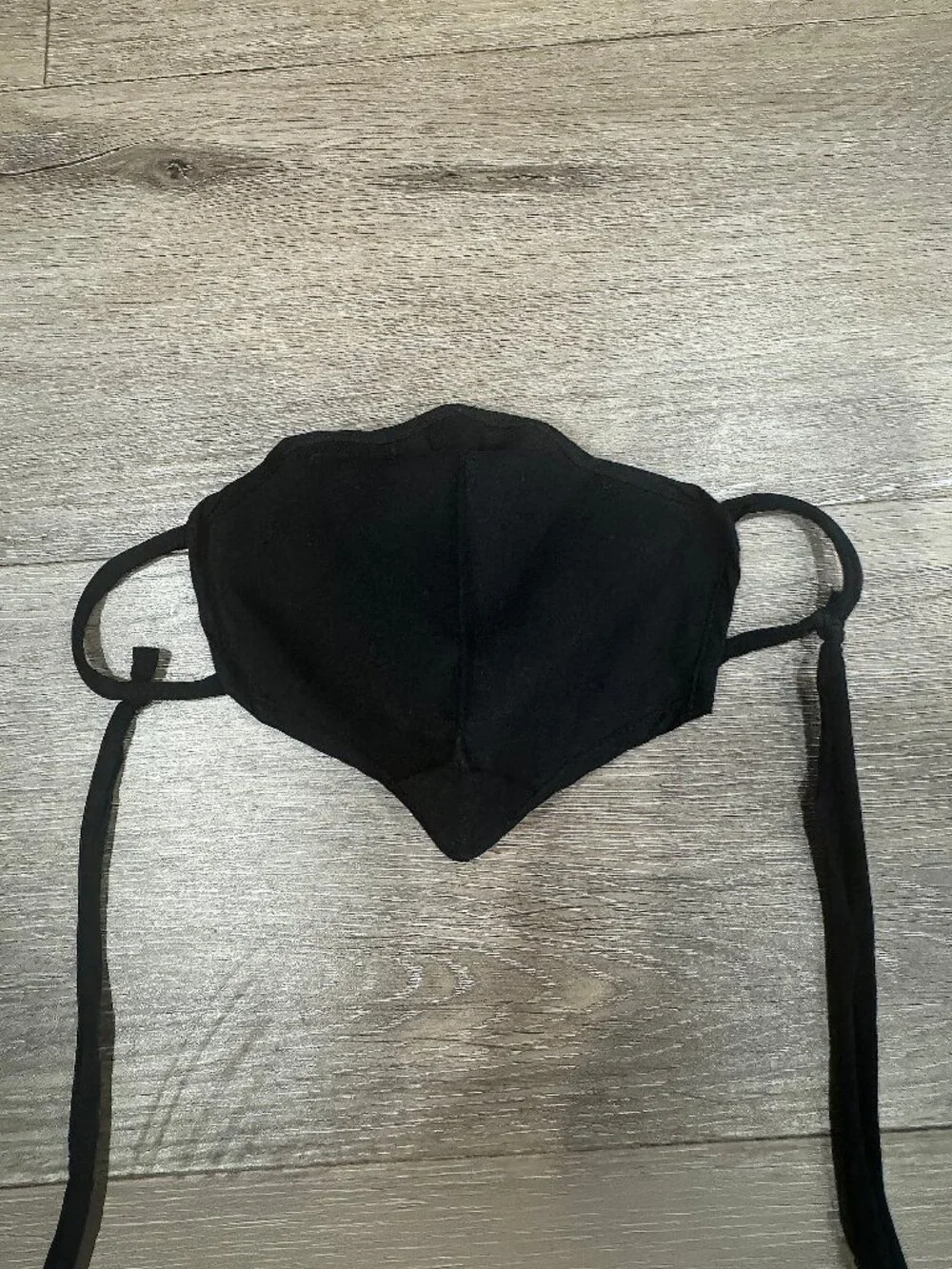 Rick Owens Black Cotton Mask